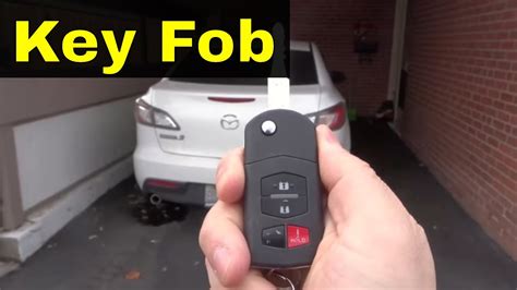 Remove the key from Ignition Switch, close all doors in your car, open the driver door only and leave it open. . 2005 mazda 3 key fob programming